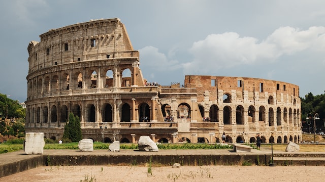 Ruins of Coliseum in Rome